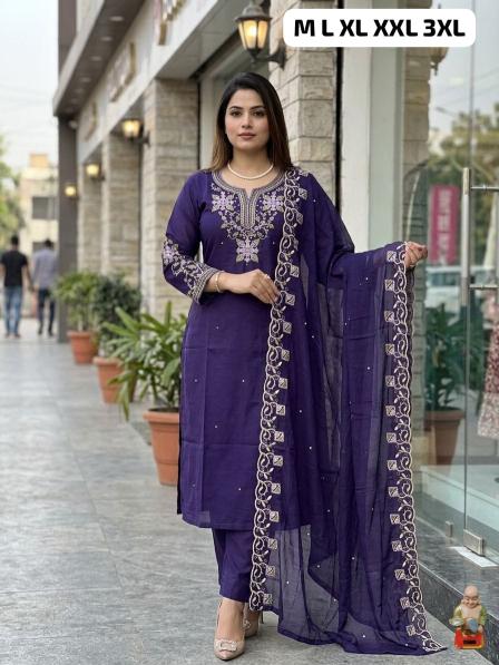 Krunique 3pcs branded tops & kurtis wholesale surat